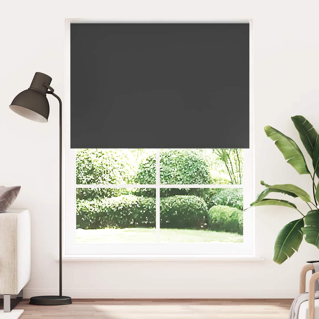 Vidaxx mørklægningsrullegardin 144,4 x 230 cm stofbredde 140 cm sort
