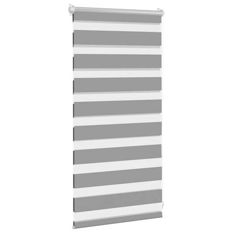 Vidaxx Duo Roller Blind 40x100 cm grå