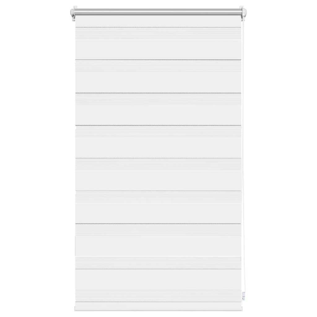 VidaXL zebra rullegardin 50,9 x 100 cm stofbredde 46,7 cm hvid