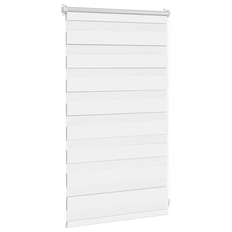 VidaXL zebra rullegardin 50,9 x 100 cm stofbredde 46,7 cm hvid