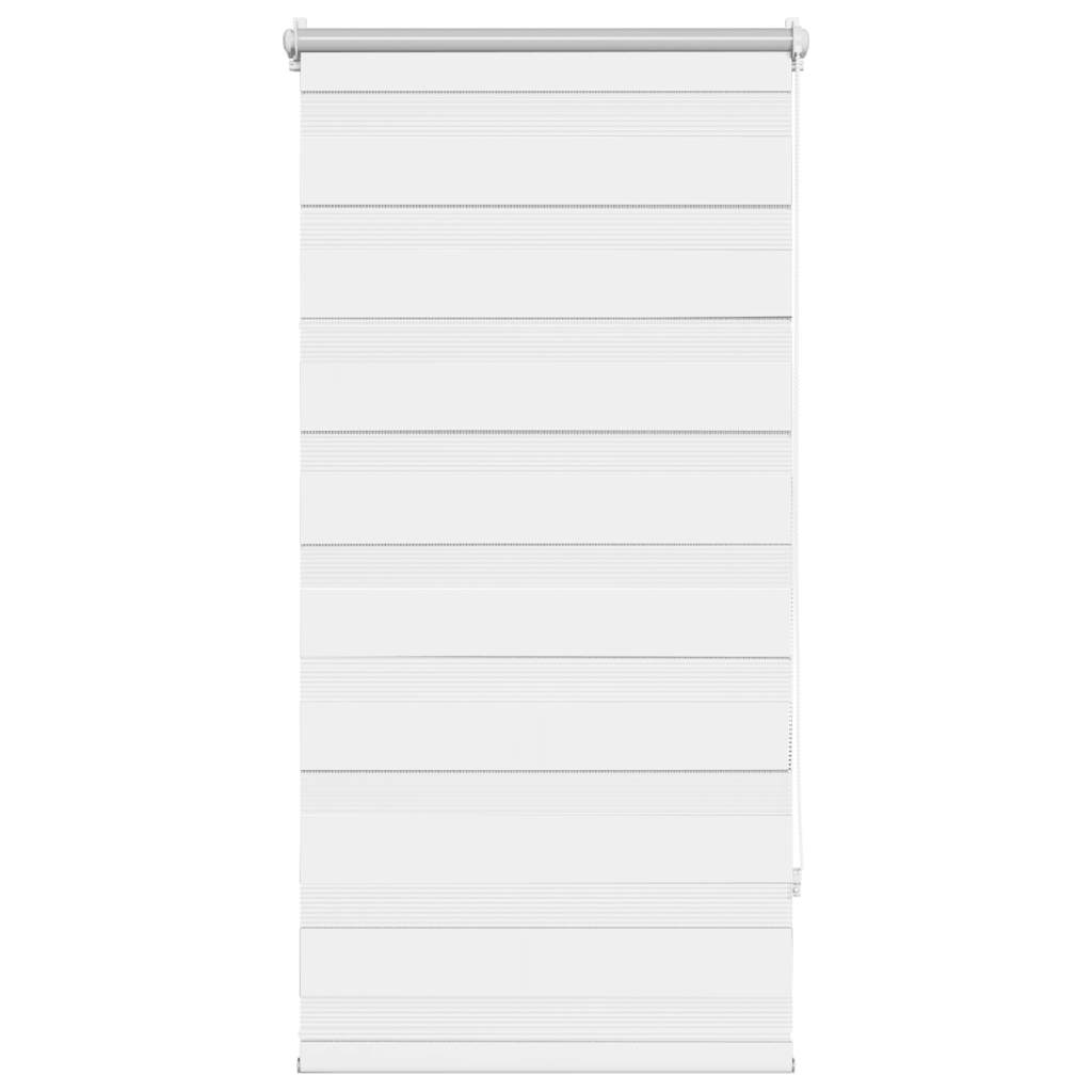 VidaXL zebra rullegardin 60,9 x 120 cm stofbredde 56,7 cm hvid