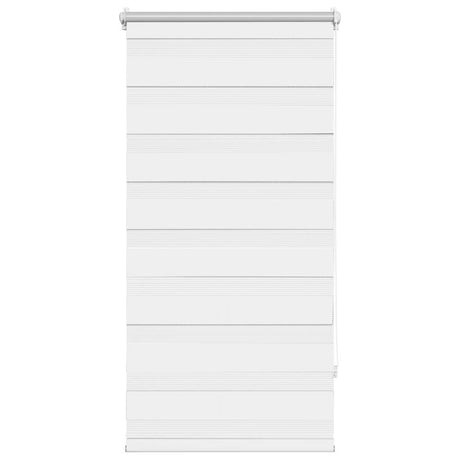 VidaXL zebra rullegardin 60,9 x 120 cm stofbredde 56,7 cm hvid
