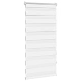 VidaXL zebra rullegardin 60,9 x 120 cm stofbredde 56,7 cm hvid
