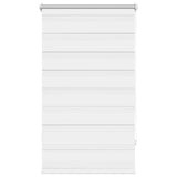 VidaXL zebra rullegardin 70,9 x 120 cm stofbredde 66,7 cm hvid