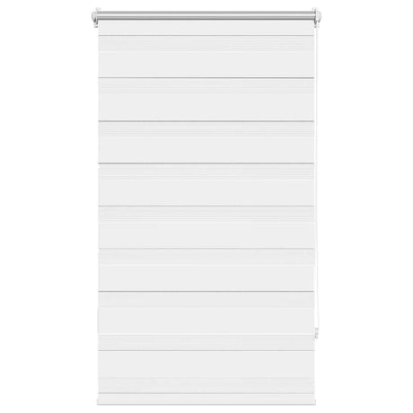 VidaXL zebra rullegardin 70,9 x 120 cm stofbredde 66,7 cm hvid