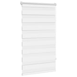 VidaXL zebra rullegardin 70,9 x 120 cm stofbredde 66,7 cm hvid