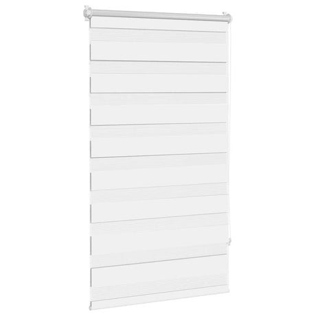 VidaXL zebra rullegardin 70,9 x 120 cm stofbredde 66,7 cm hvid