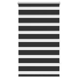 VidaXL zebra rullegardin 70,9 x 120 cm stofbredde 66,7 cm sort