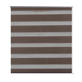 VidaXL Duo Rullegardin 70x120cm Kaffebrun