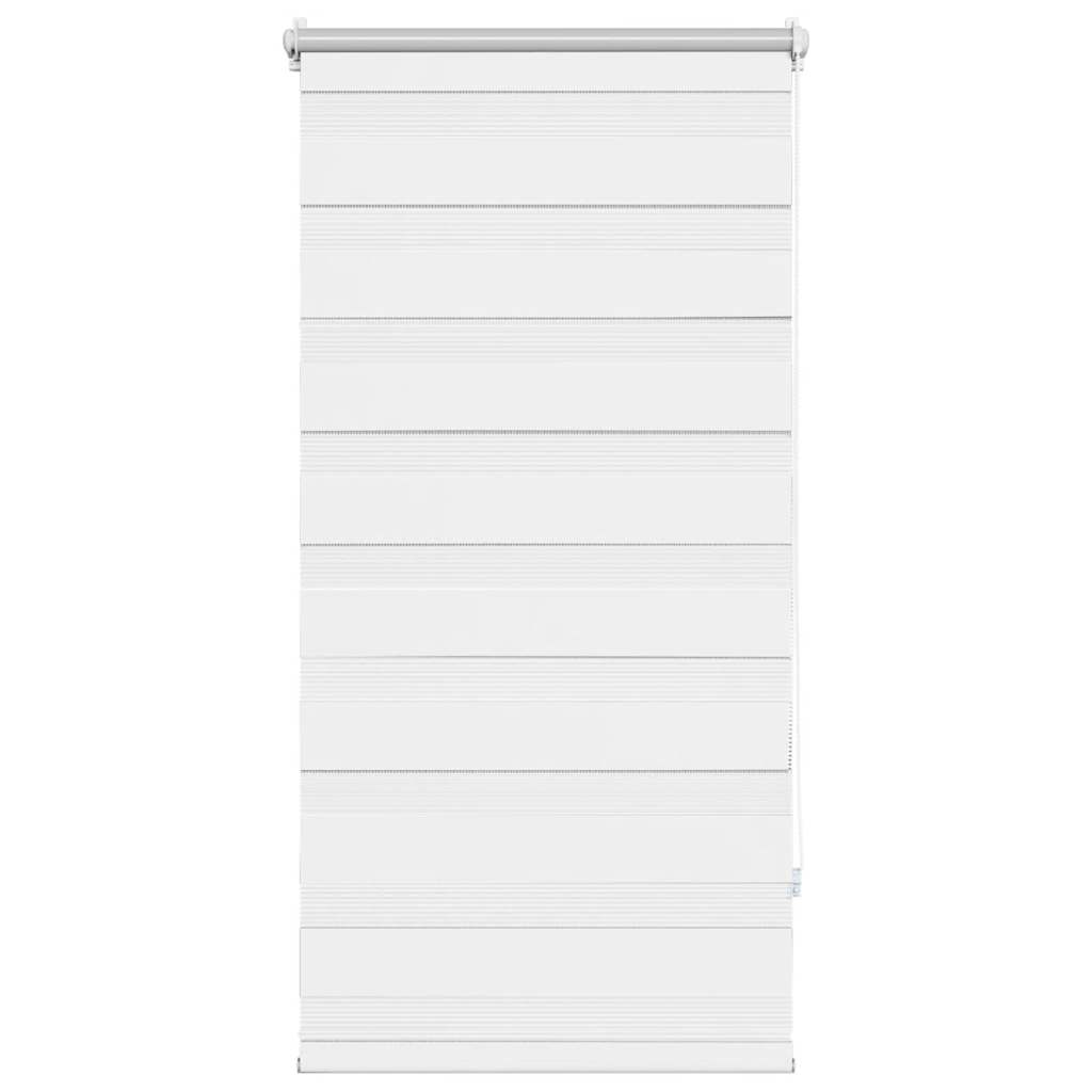 VidaXL zebra rullegardin 80,9 x 150 cm stofbredde 76,7 cm hvid