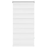 VidaXL zebra rullegardin 80,9 x 150 cm stofbredde 76,7 cm hvid