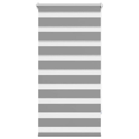 VidaXL zebra rullegardin 80,9 x 150 cm stofbredde 76,7 cm grå