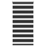 VidaXL zebra rullegardin 80,9 x 150 cm stofbredde 76,7 cm sort