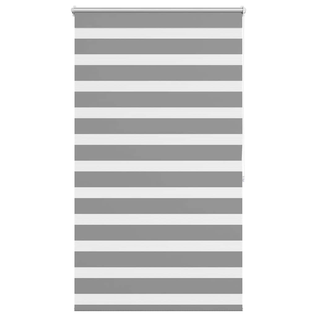 VidaXL zebra rullegardin 80,9 x 175 cm stofbredde 76,7 cm grå