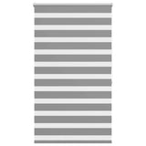 VidaXL zebra rullegardin 80,9 x 175 cm stofbredde 76,7 cm grå