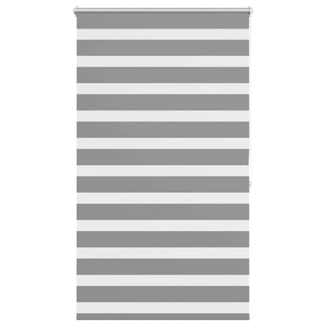 VidaXL zebra rullegardin 80,9 x 175 cm stofbredde 76,7 cm grå