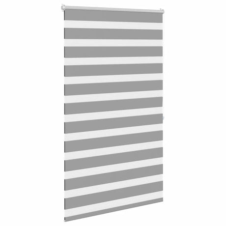 VidaXL zebra rullegardin 80,9 x 175 cm stofbredde 76,7 cm grå