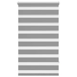 VidaXL zebra rullegardin 90,9 x 150 cm stofbredde 86,7 cm grå