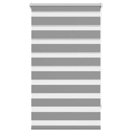 VidaXL zebra rullegardin 90,9 x 150 cm stofbredde 86,7 cm grå