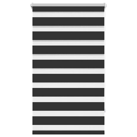 VidaXL zebra rullegardin 90,9 x 150 cm stofbredde 86,7 cm sort