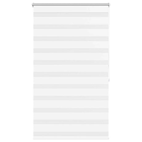 VidaXL zebra rullegardin 100,9 x 175 cm stofbredde 96,7 cm hvid