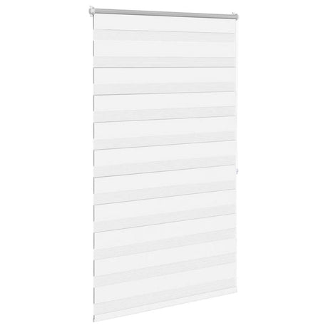 VidaXL zebra rullegardin 100,9 x 175 cm stofbredde 96,7 cm hvid