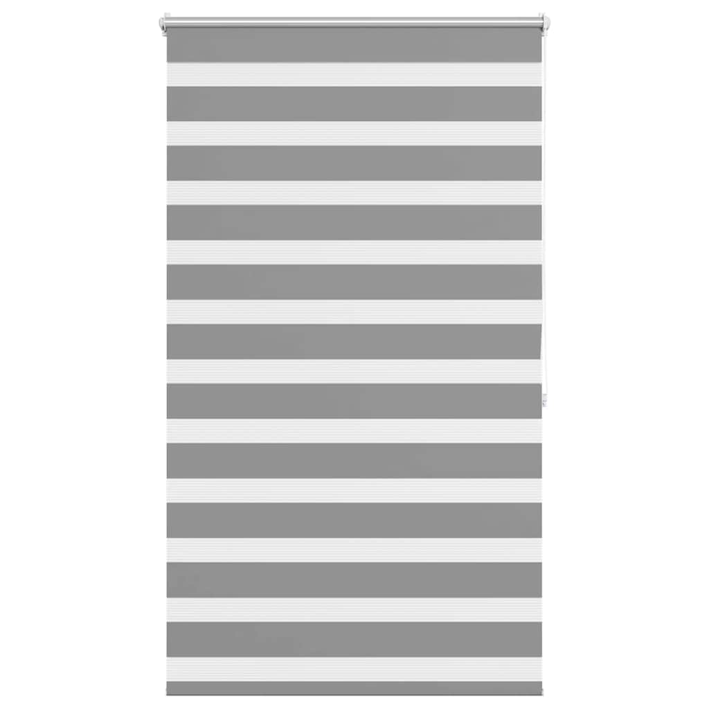 VidaXL zebra rullegardin 100,9 x 175 cm stofbredde 96,7 cm grå