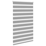 VidaXL zebra rullegardin 100,9 x 175 cm stofbredde 96,7 cm grå