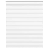VidaXL zebra rullegardin 120,9 x 175 cm stofbredde 116,7 cm hvid