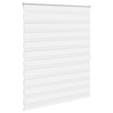 VidaXL zebra rullegardin 120,9 x 175 cm stofbredde 116,7 cm hvid