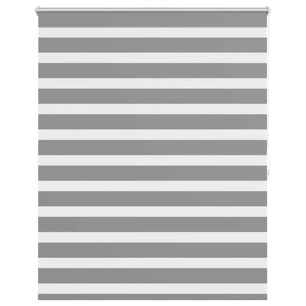 VidaXL zebra rullegardin 120,9 x 175 cm stofbredde 116,7 cm grå