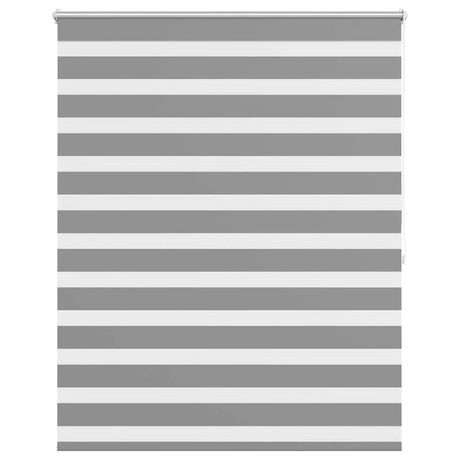 VidaXL zebra rullegardin 120,9 x 175 cm stofbredde 116,7 cm grå
