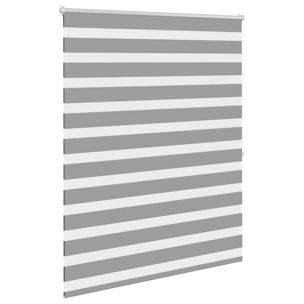 VidaXL zebra rullegardin 120,9 x 175 cm stofbredde 116,7 cm grå