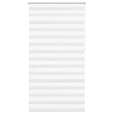 VidaXL zebra rullegardin 120,9 x 230 cm stofbredde 116,7 cm hvid