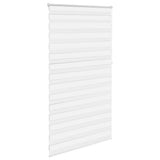 VidaXL zebra rullegardin 120,9 x 230 cm stofbredde 116,7 cm hvid