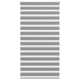 VidaXL zebra rullegardin 120,9 x 230 cm stofbredde 116,7 cm grå