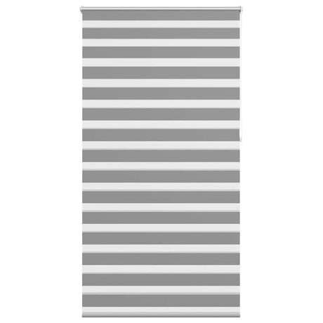 VidaXL zebra rullegardin 120,9 x 230 cm stofbredde 116,7 cm grå