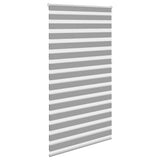 VidaXL zebra rullegardin 120,9 x 230 cm stofbredde 116,7 cm grå
