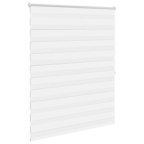 VidaXL zebra rullegardin 140,9 x 175 cm stofbredde 136,7 cm hvid