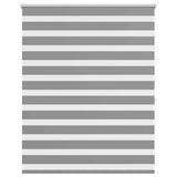 VidaXL zebra rullegardin 140,9 x 175 cm stofbredde 136,7 cm grå