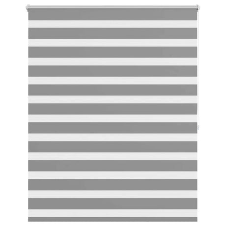 VidaXL zebra rullegardin 140,9 x 175 cm stofbredde 136,7 cm grå