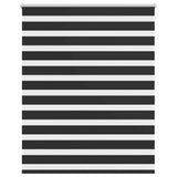 VidaXL zebra rullegardin 140,9 x 175 cm stofbredde 136,7 cm sort