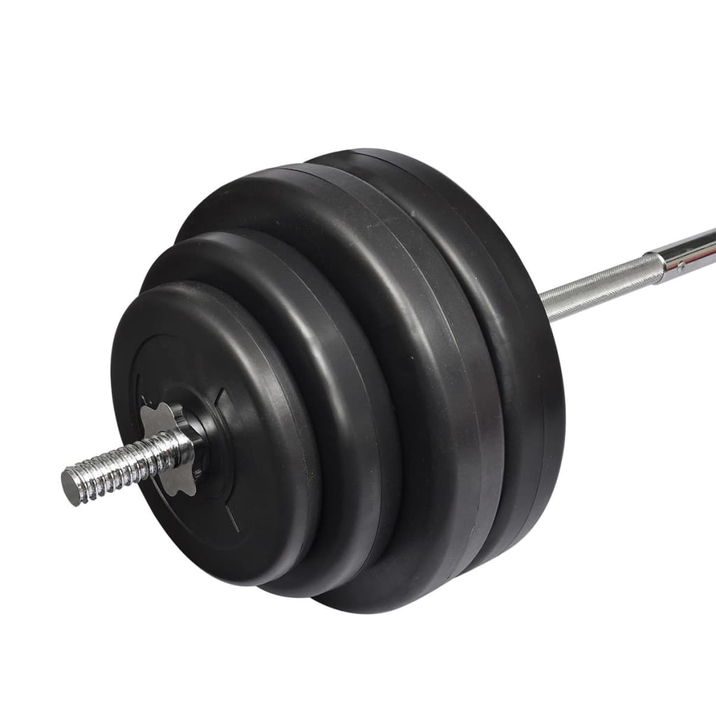 Vidaxl halter med vægte 60 kg