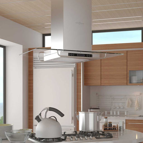 Vidaxl Extractor Hood til Cooking Island med LCD -skærm