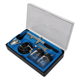 Vidaxl Airbrush Compressor Set med 3 pistoler