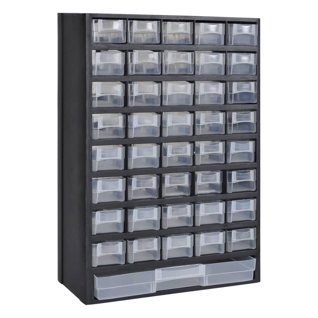 Vidaxl Toolbox Plastic med 41 skuffer