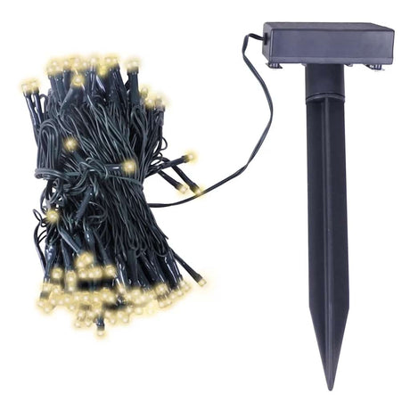 Vidaxl LED LYS CORD SOLAR Varm hvid