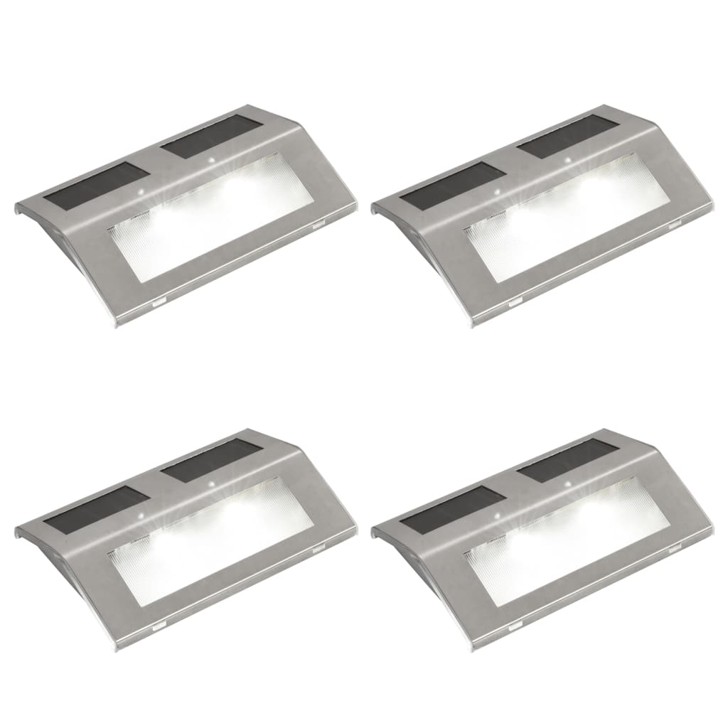 Vidaxl Stair Lamps 4 st Solar