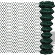 Vidaxl mesh hegn 1,5x15 m stålgrøn