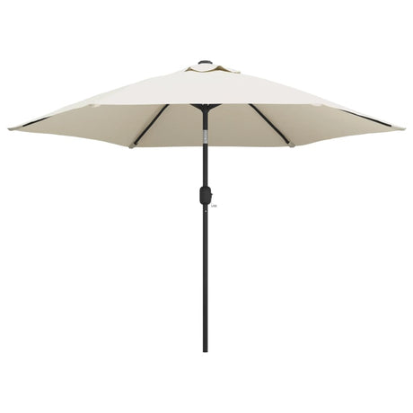 Vidaxl parasol med stålstang 3 m sandhvid